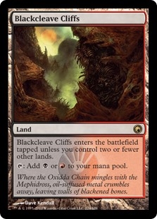 Blackcleave Cliffs Scars of Mirrodin
